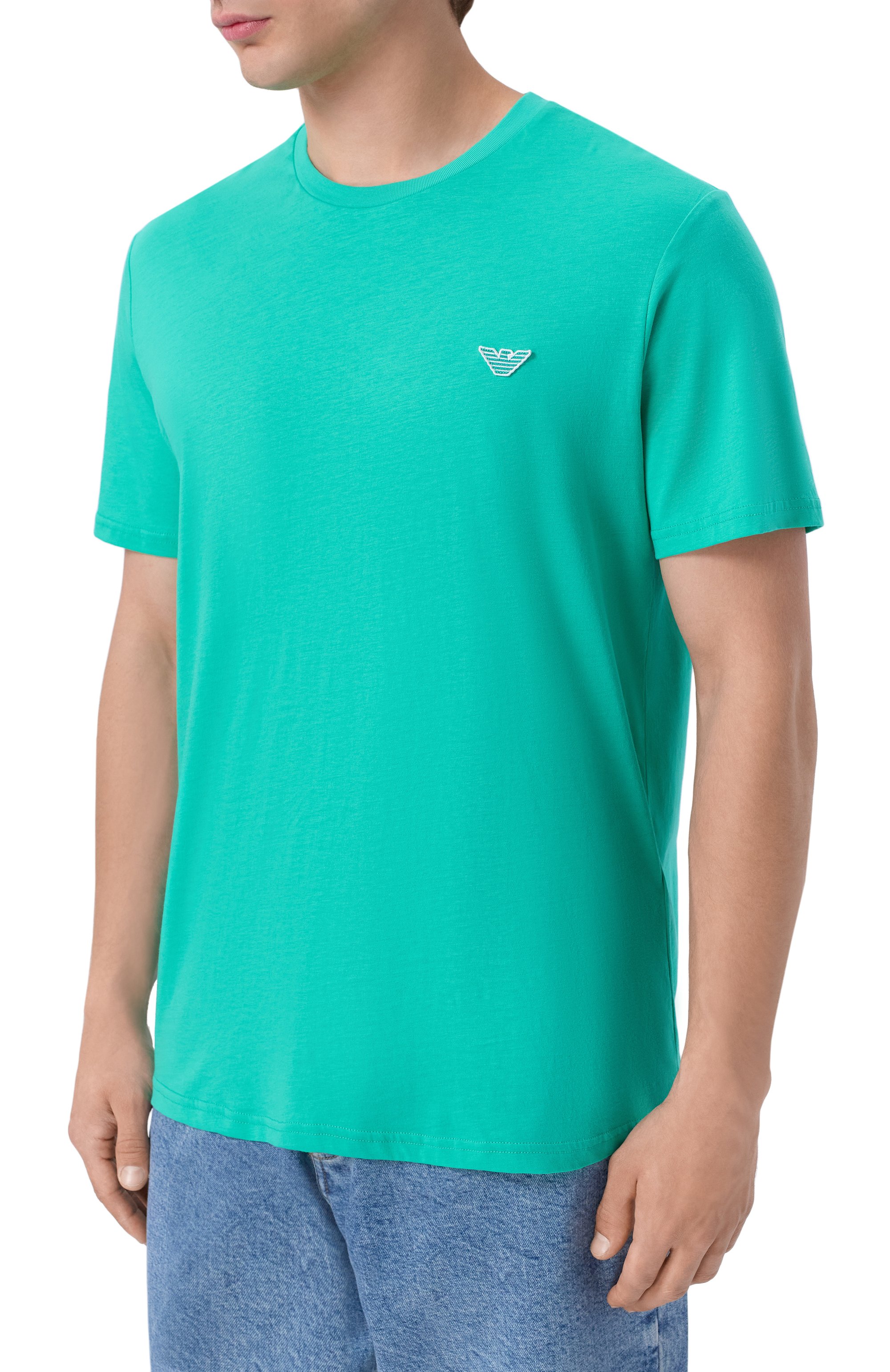 Хлопковая футболка EMPORIO ARMANI, арт. EM000574/AF20424, фото 3