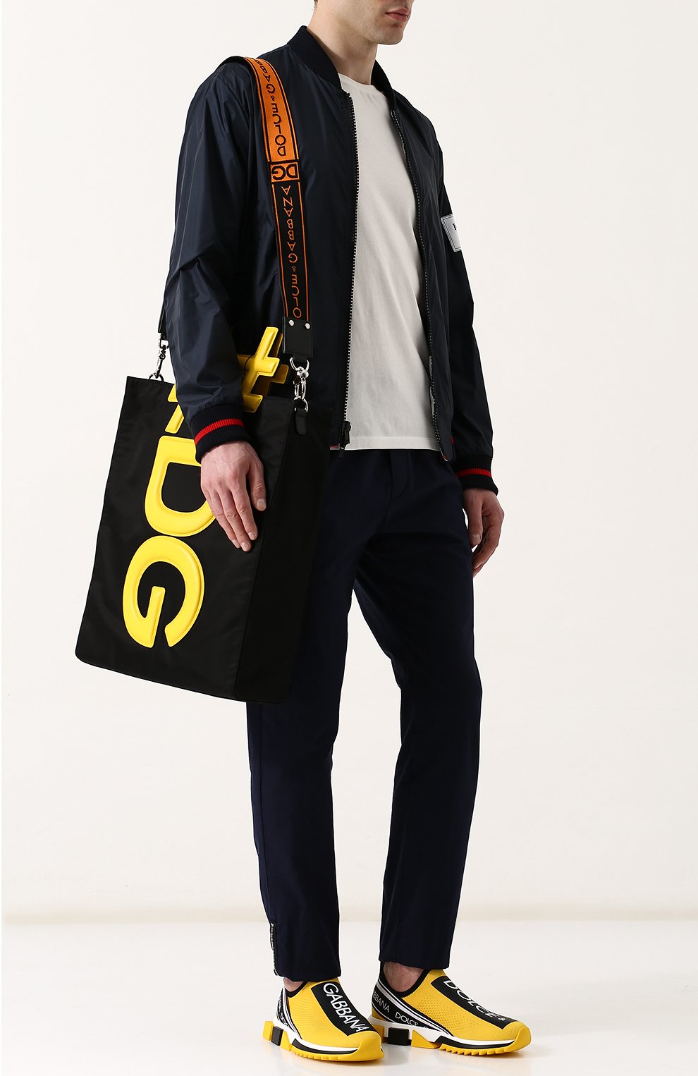 Текстильные кроссовки sorrento DOLCE & GABBANA, арт. CS1595/AH677, фото 2