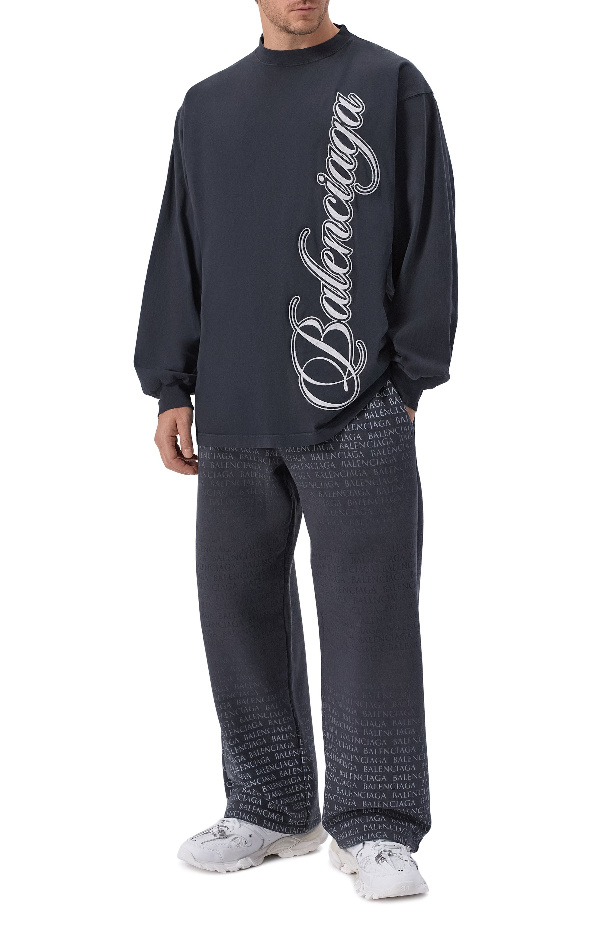 Хлопковый лонгслив BALENCIAGA, арт. 850404/TTVM7, фото 2