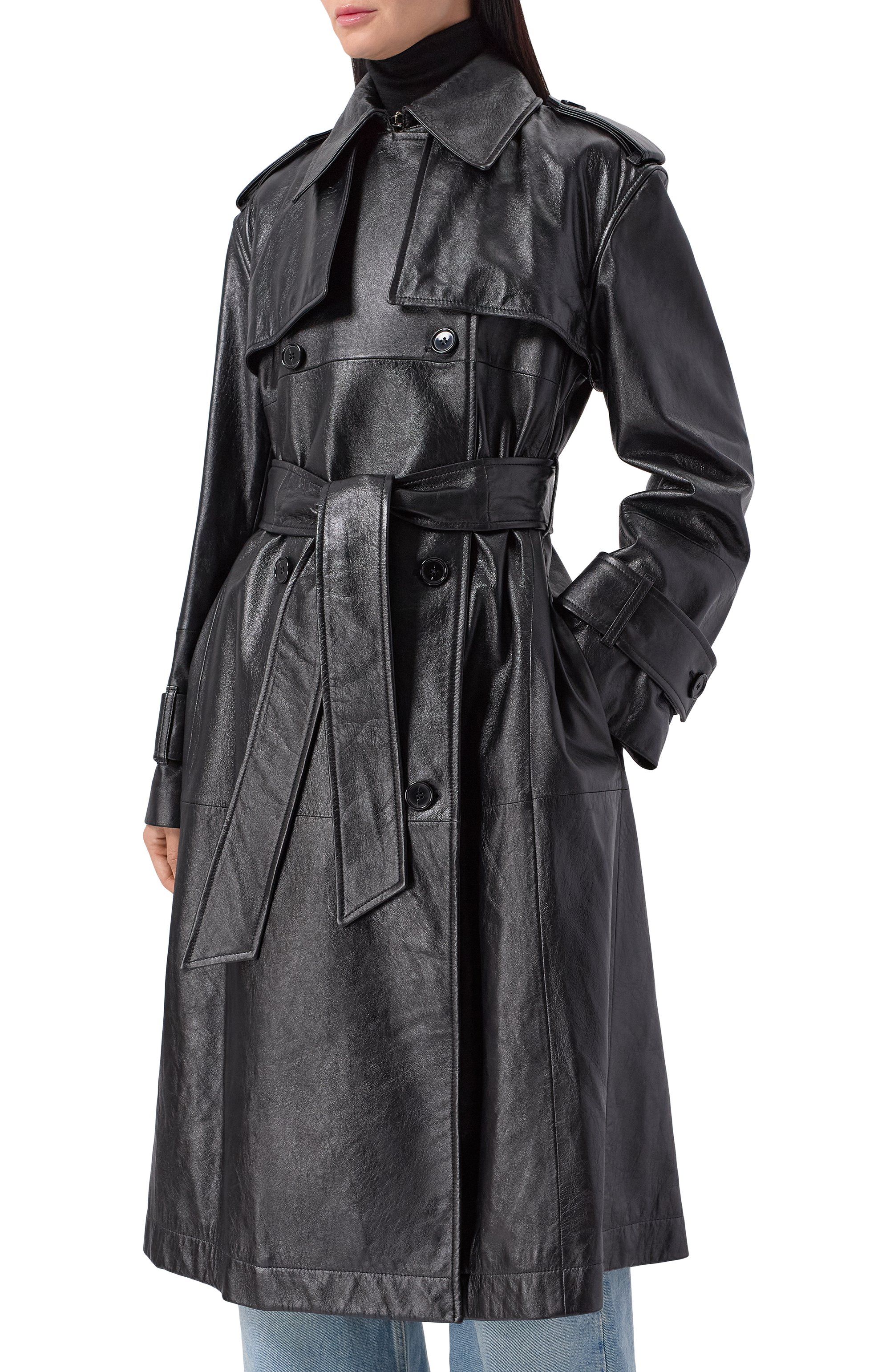 Кожаный тренч NINA RICCI, арт. 25AUMA017/LB0074, фото 3