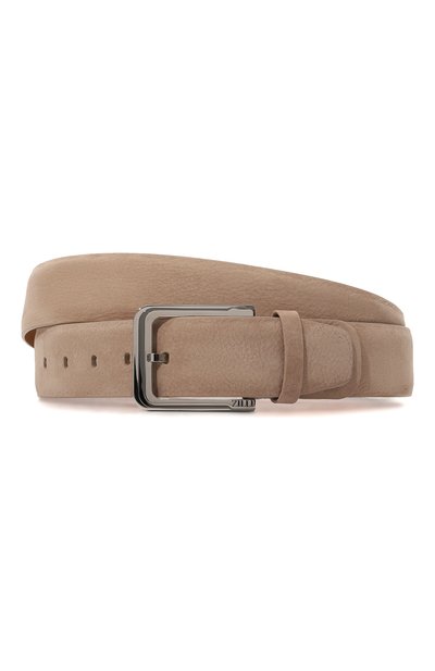 Ремень из нубука ZILLI, арт. MJL-CLAQE-01982/0100, фото 1