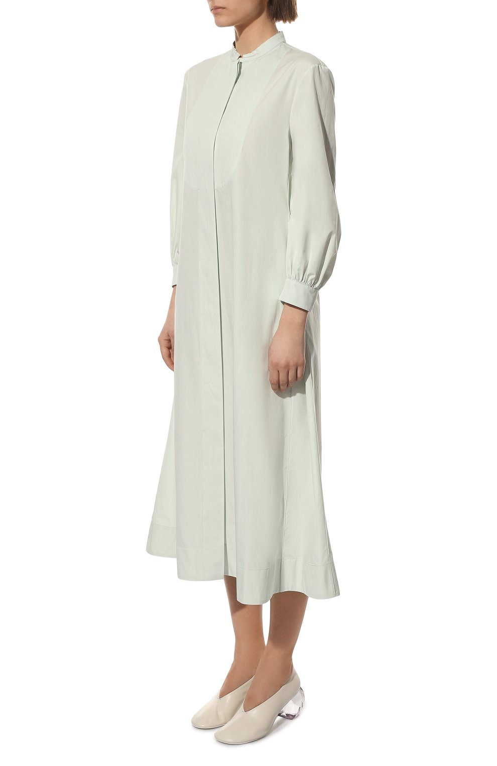 Хлопковое платье JIL SANDER, арт. JSPU500606-WU245200, фото 3