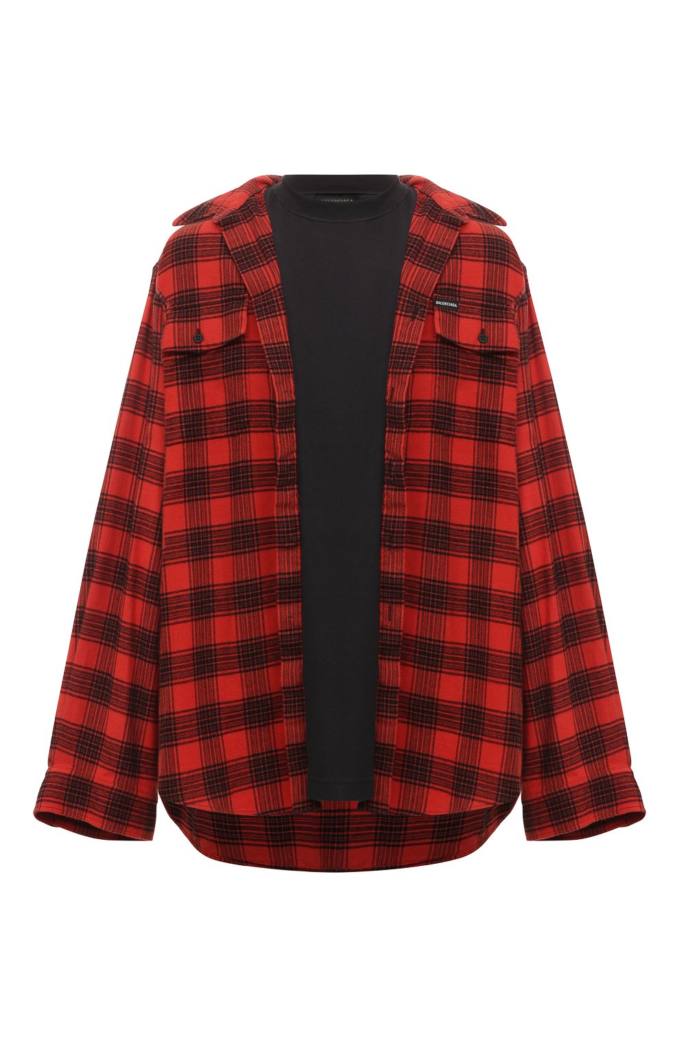 Хлопковая рубашка BALENCIAGA, арт. 699371/TNM25, фото 1