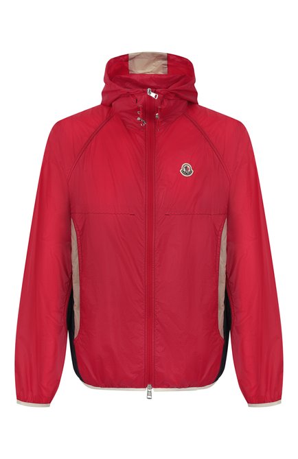 Мужская куртка dronne MONCLER красного цвета, арт. 1A00149/68953 | Фото 1 (Материал сплава: Проставлено; Материал внешний: Синтетический материал; Материал подклада: Синтетический материал; Драгоценные камни: Проставлено; Длина (верхняя одежда): Короткие; Рукава: Длинные)