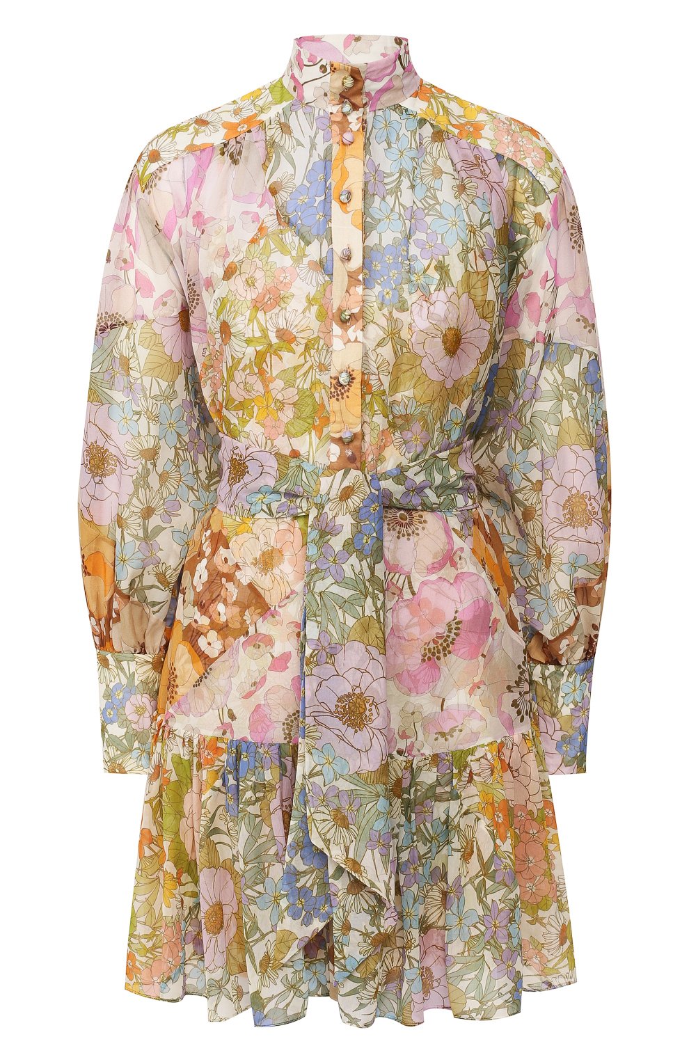 Платье из смеси хлопка и шелка ZIMMERMANN, арт. 7730DSUP, фото 1