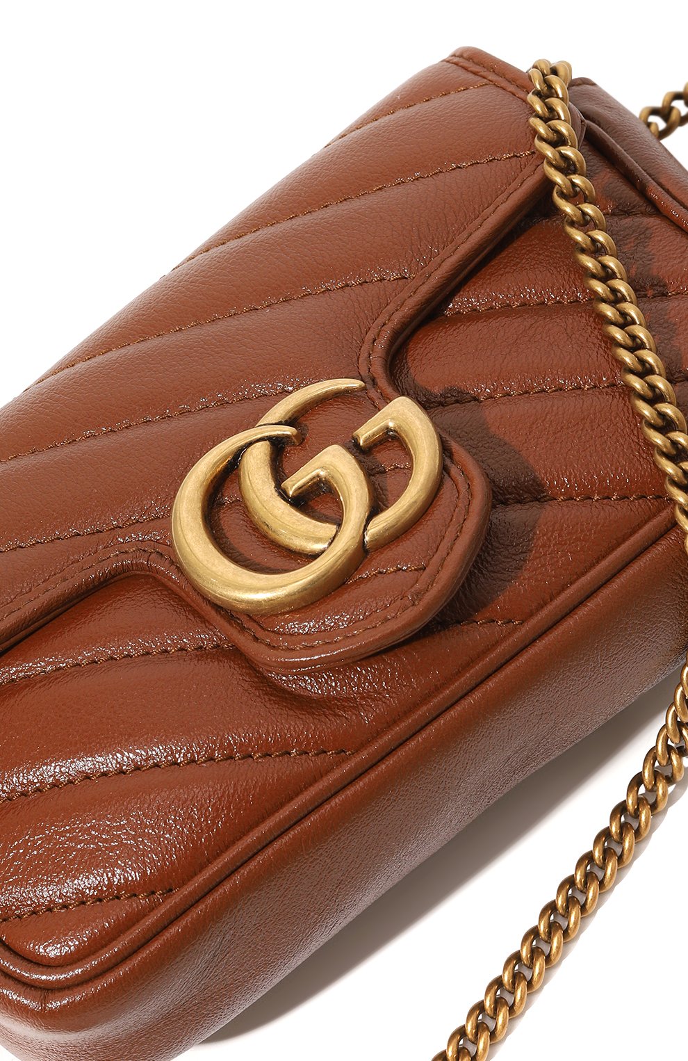 Сумка gg marmont super mini GUCCI, арт. 476433 0OLFT, фото 3