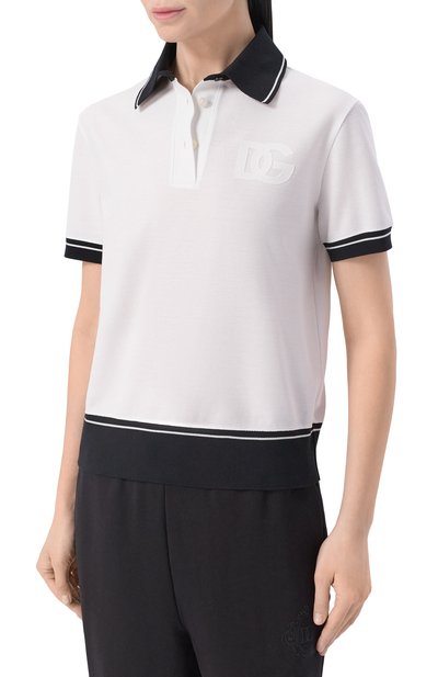 Хлопковое поло DOLCE & GABBANA, арт. F8V33Z/GDDMH, фото 3