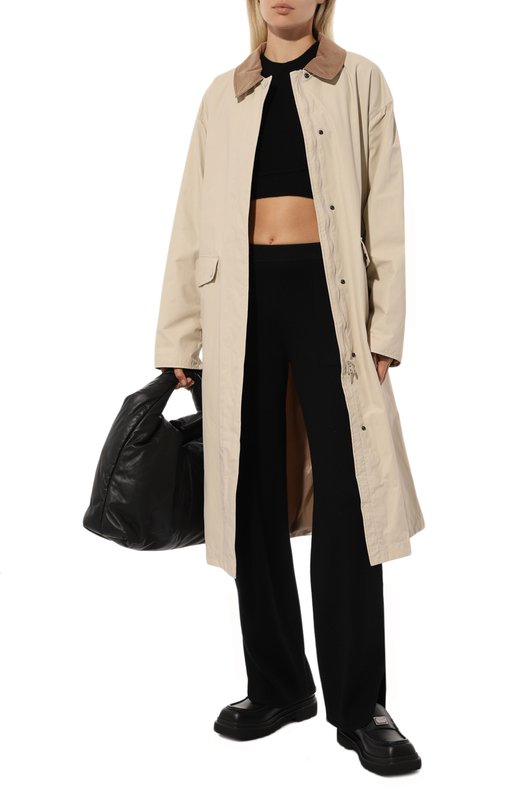 Шерстяные брюки AND the brand W25-P059L-1402-900 Чёрный  W25-P059L-1402-900 Фото 2