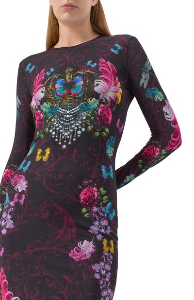 Платье из вискозы VERSACE JEANS COUTURE, арт. 79HA09P0/JS491, фото 4