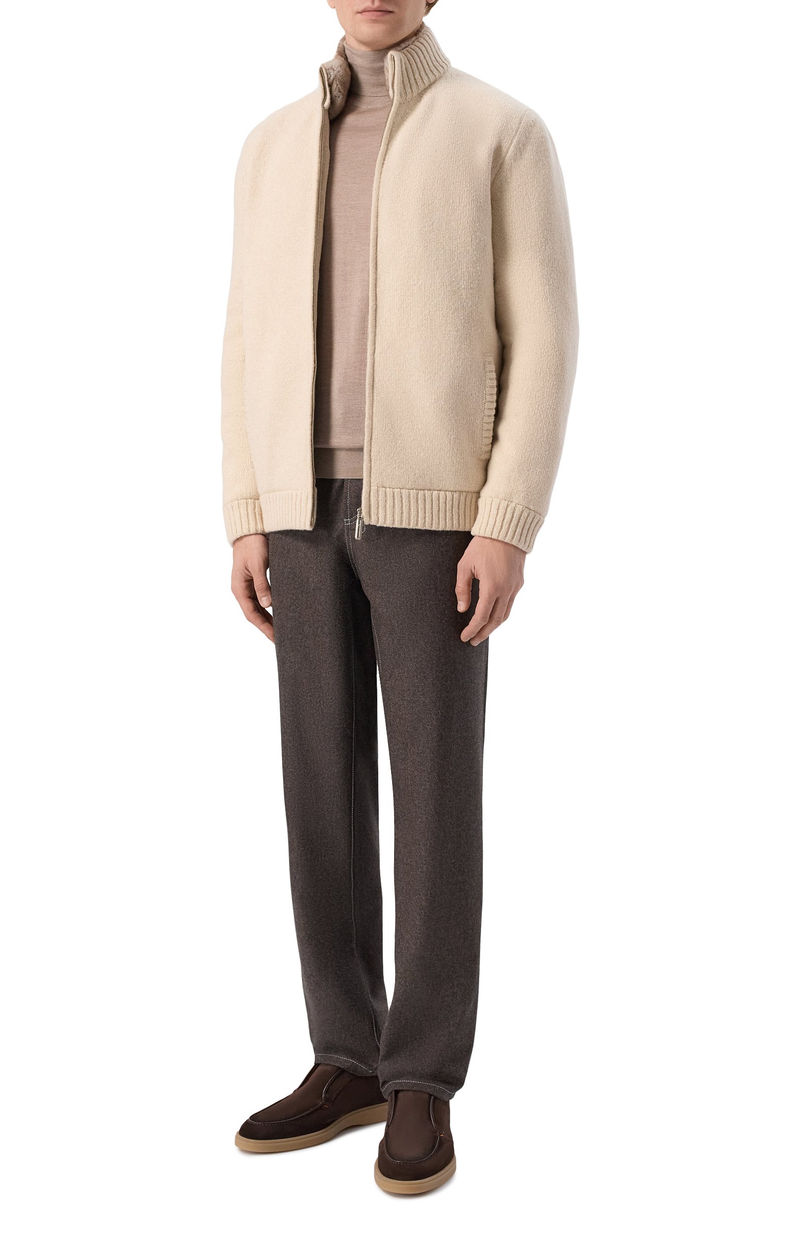 Шерстяные брюки BRUNELLO CUCINELLI, арт. M038PF1012, фото 2