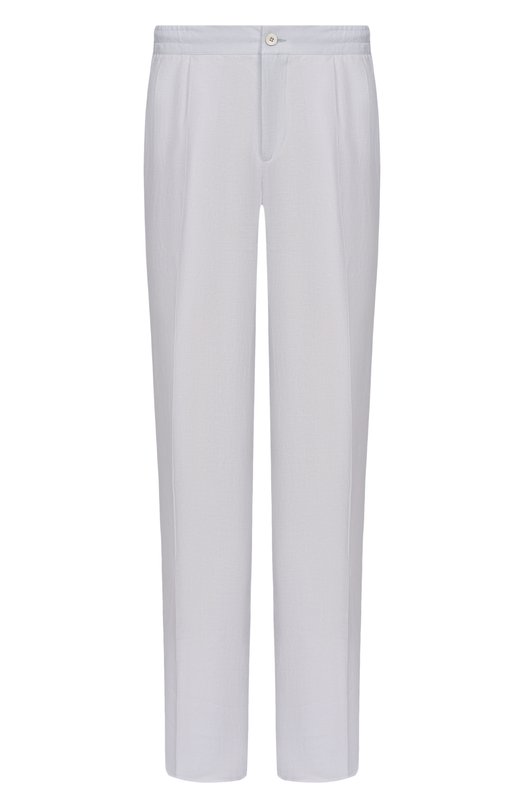 Льняные брюки Kiton UPN01H09690 Серый UPN01H09690