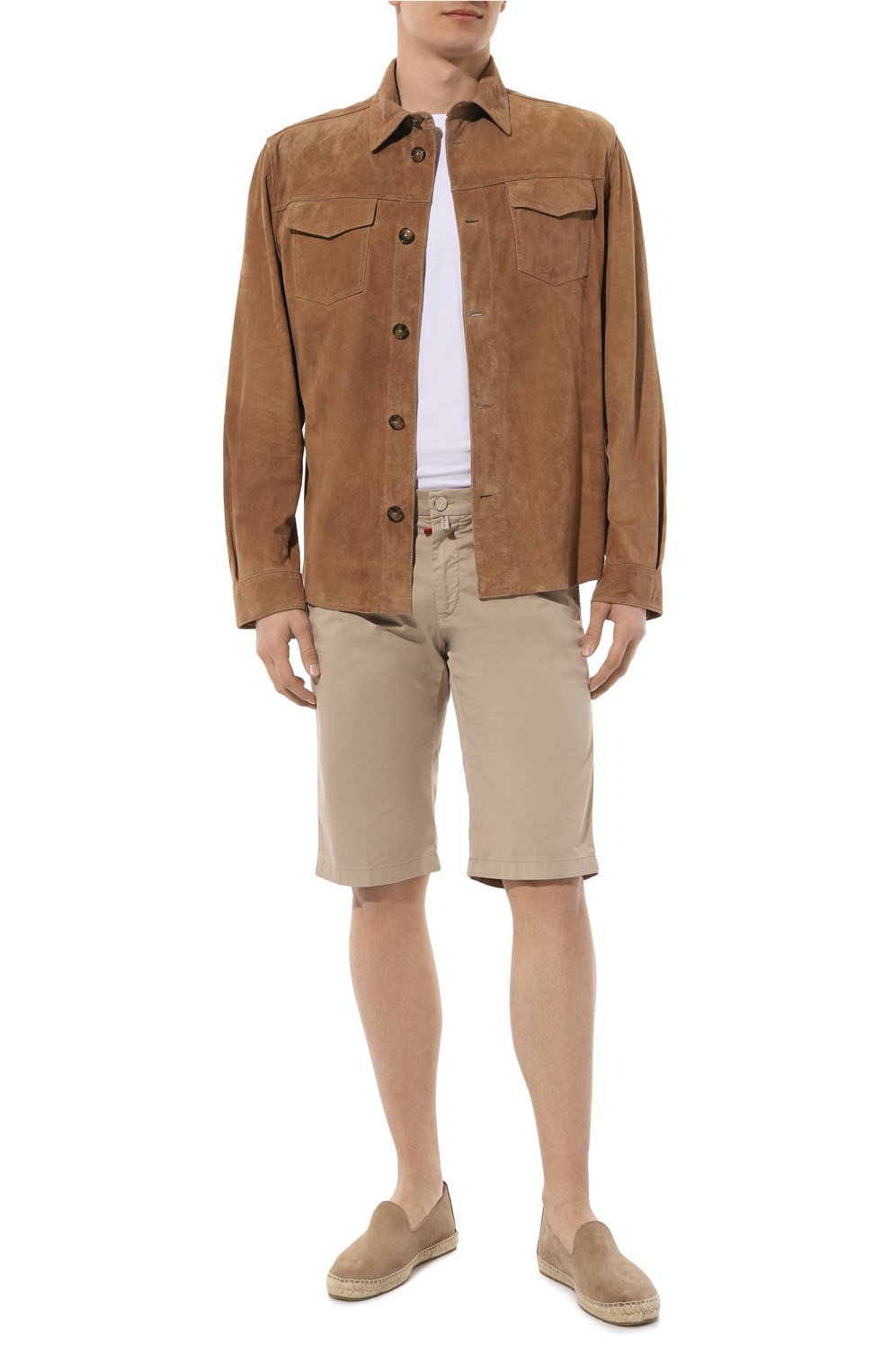 Хлопковые шорты KITON, арт. UFBLACK0600D, фото 2