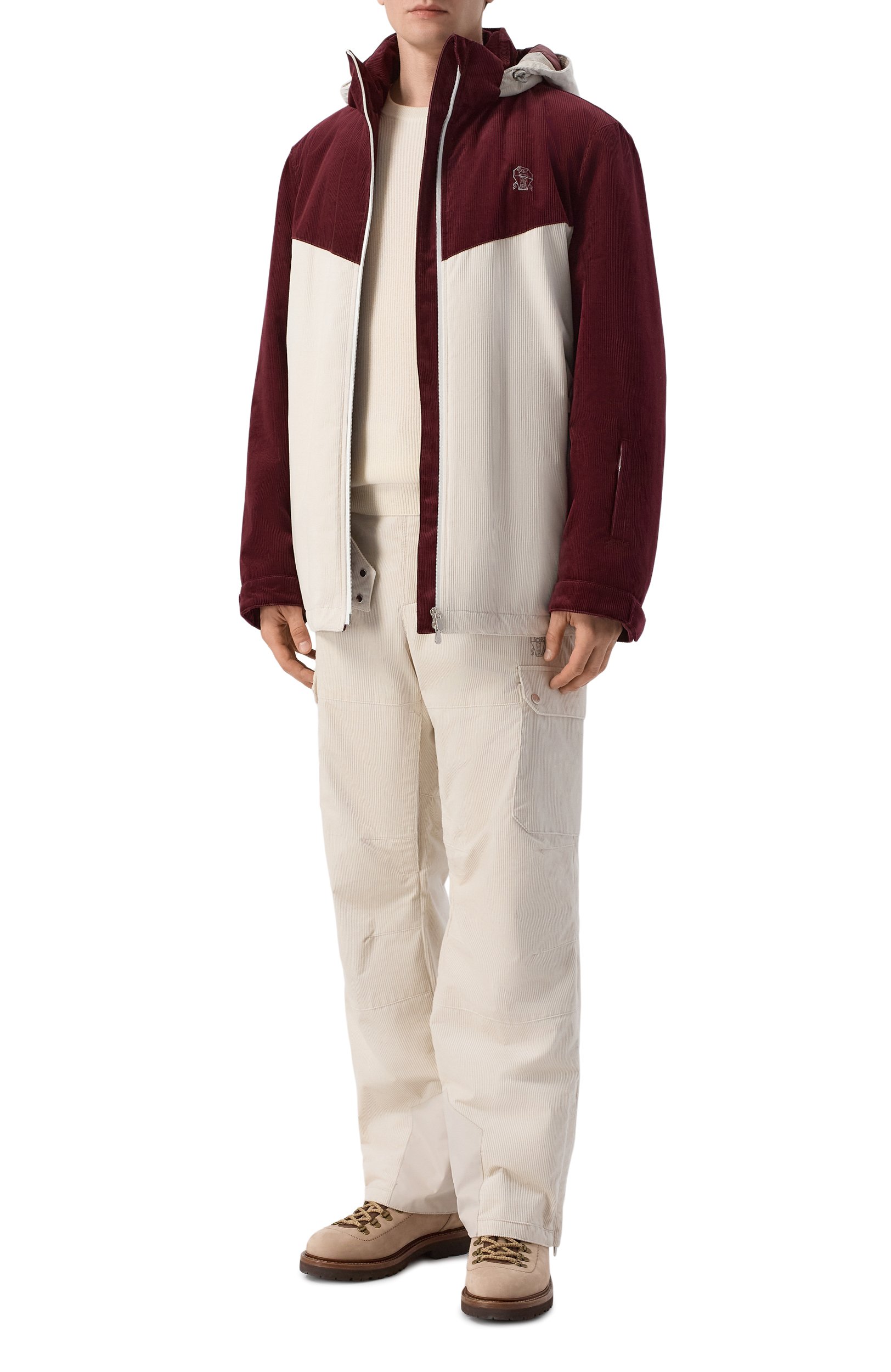 Вельветовая куртка BRUNELLO CUCINELLI бордового цвета по цене 793000 руб., арт. MM431KG15, фото 2 Вельветовая куртка BRUNELLO CUCINELLI, арт. MM431KG15, фото 2