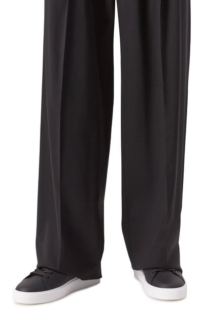 Кожаные кеды b-court b-buzz BALMAIN, арт. EM1VI370/LCGD, фото 3