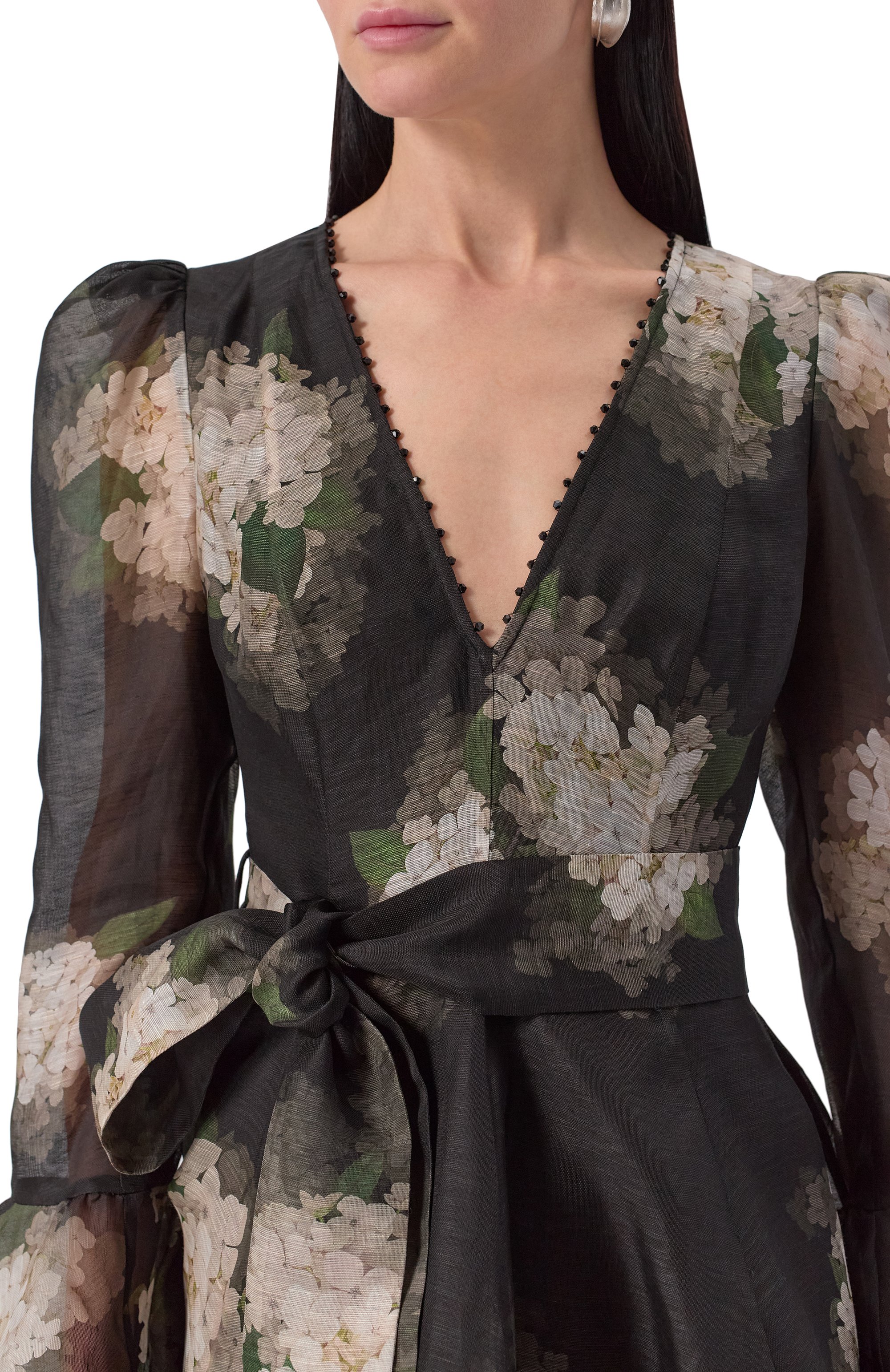 Платье изо льна и шелка ZIMMERMANN, арт. 4693DS253, фото 5