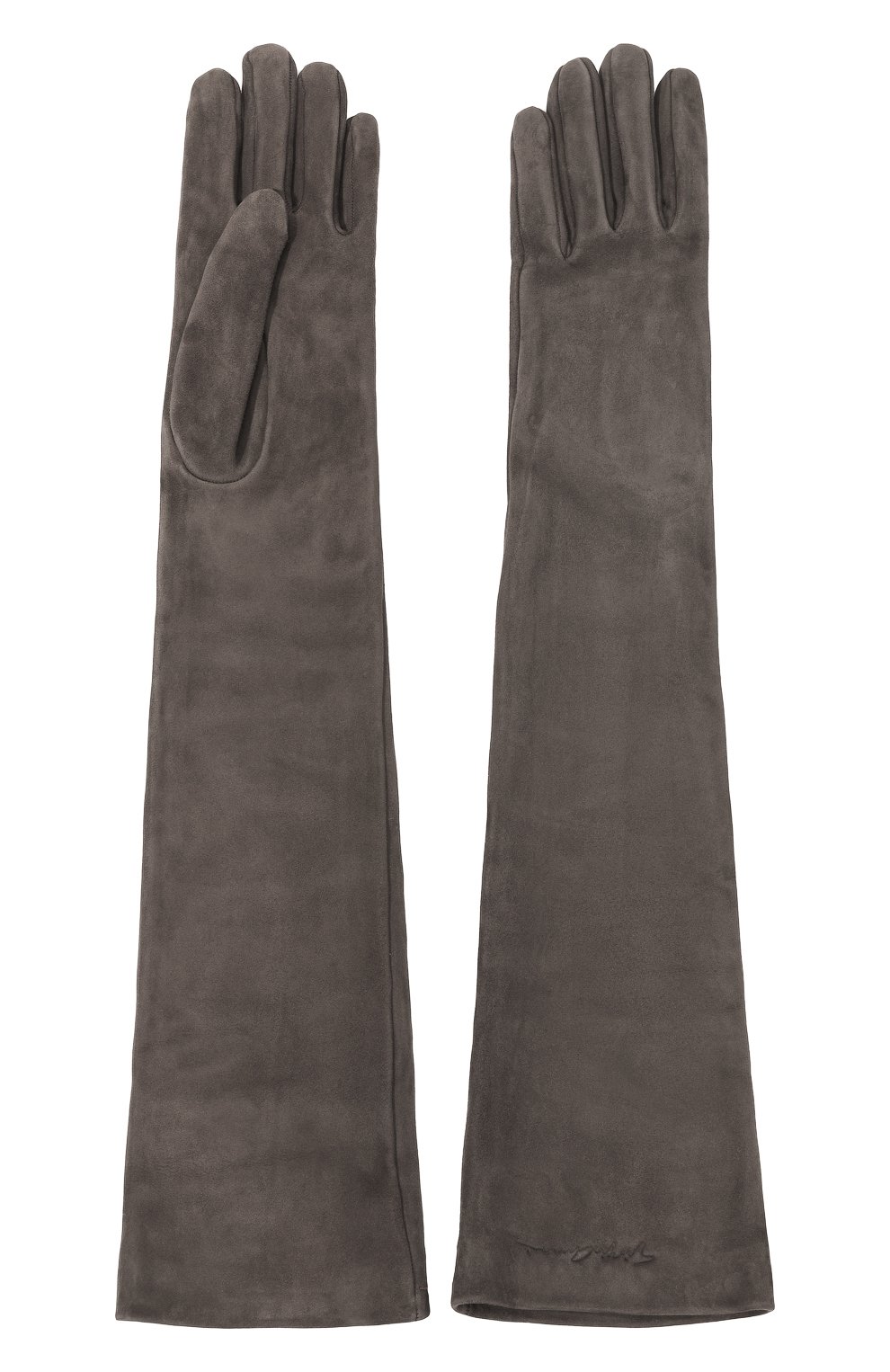 Кожаные перчатки GIORGIO ARMANI серого цвета по цене 83200 руб., арт. 794206/3F204, фото 2 Кожаные перчатки GIORGIO ARMANI, арт. 794206/3F204, фото 2