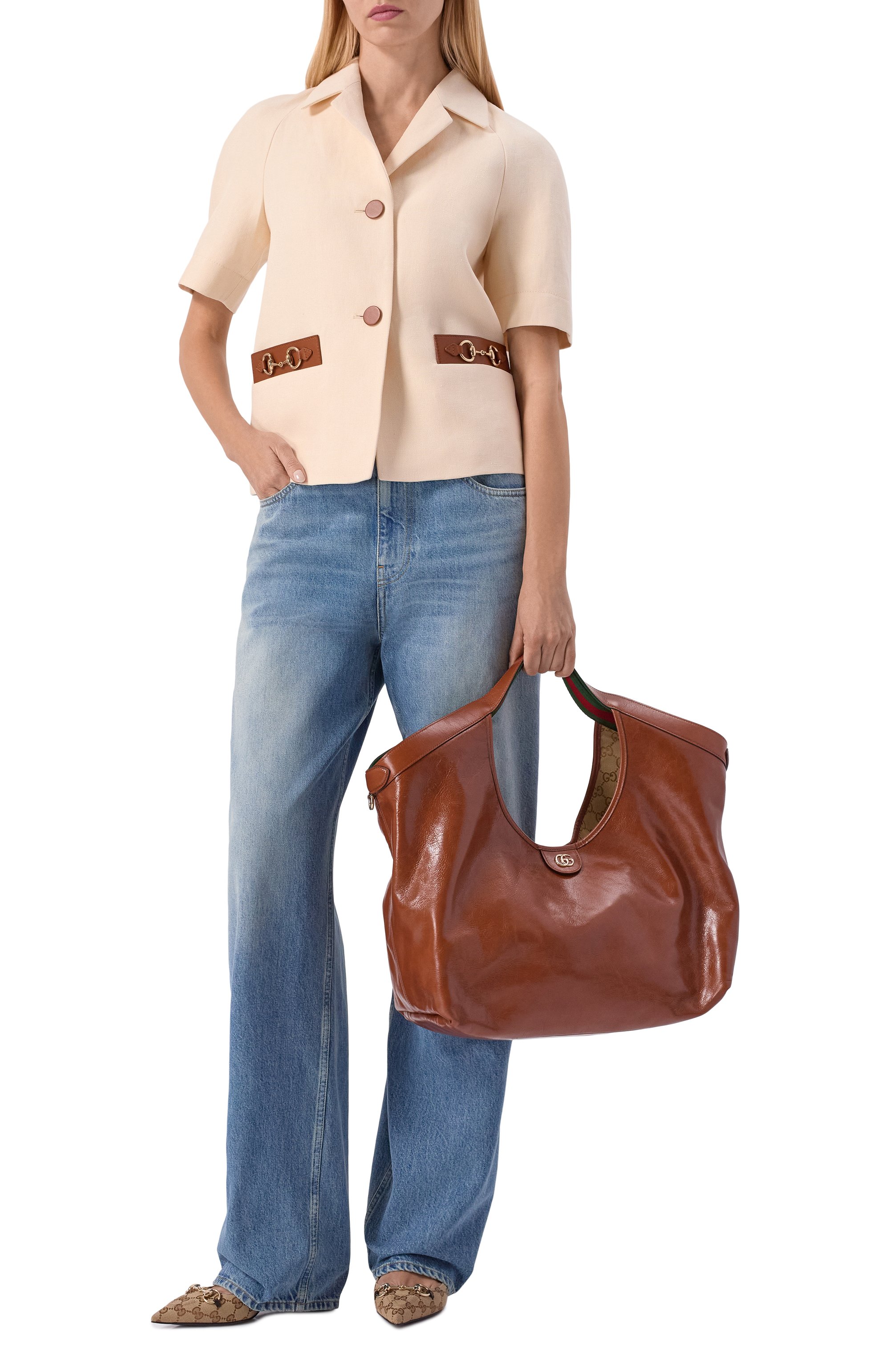 Сумка-тоут giglio large GUCCI, арт. 853971/AAF2H, фото 3