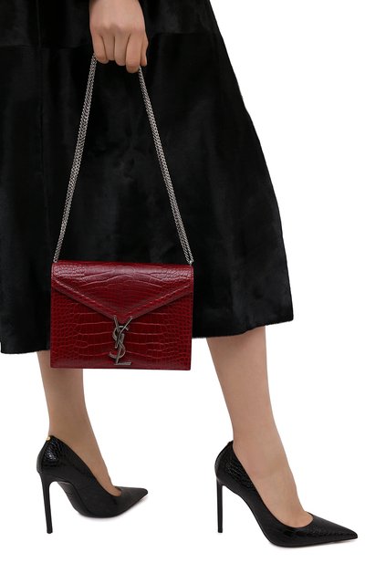 Сумка cassandra из кожи аллигатора SAINT LAURENT, арт. 532750/LWW0N/AMIS, фото 2