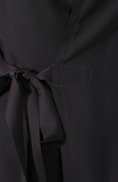 Блузка из вискозы RICK OWENS темно-серого цвета по цене 55350 руб., арт. RP19S6214/Y, фото 5 Блузка из вискозы RICK OWENS, арт. RP19S6214/Y, фото 5