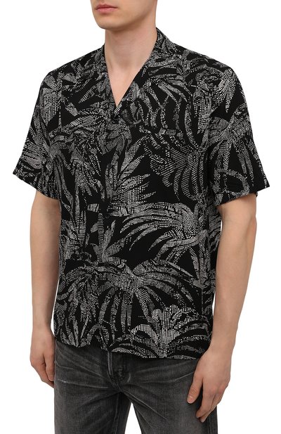 Рубашка из вискозы SAINT LAURENT, арт. 531956/Y2C26, фото 3