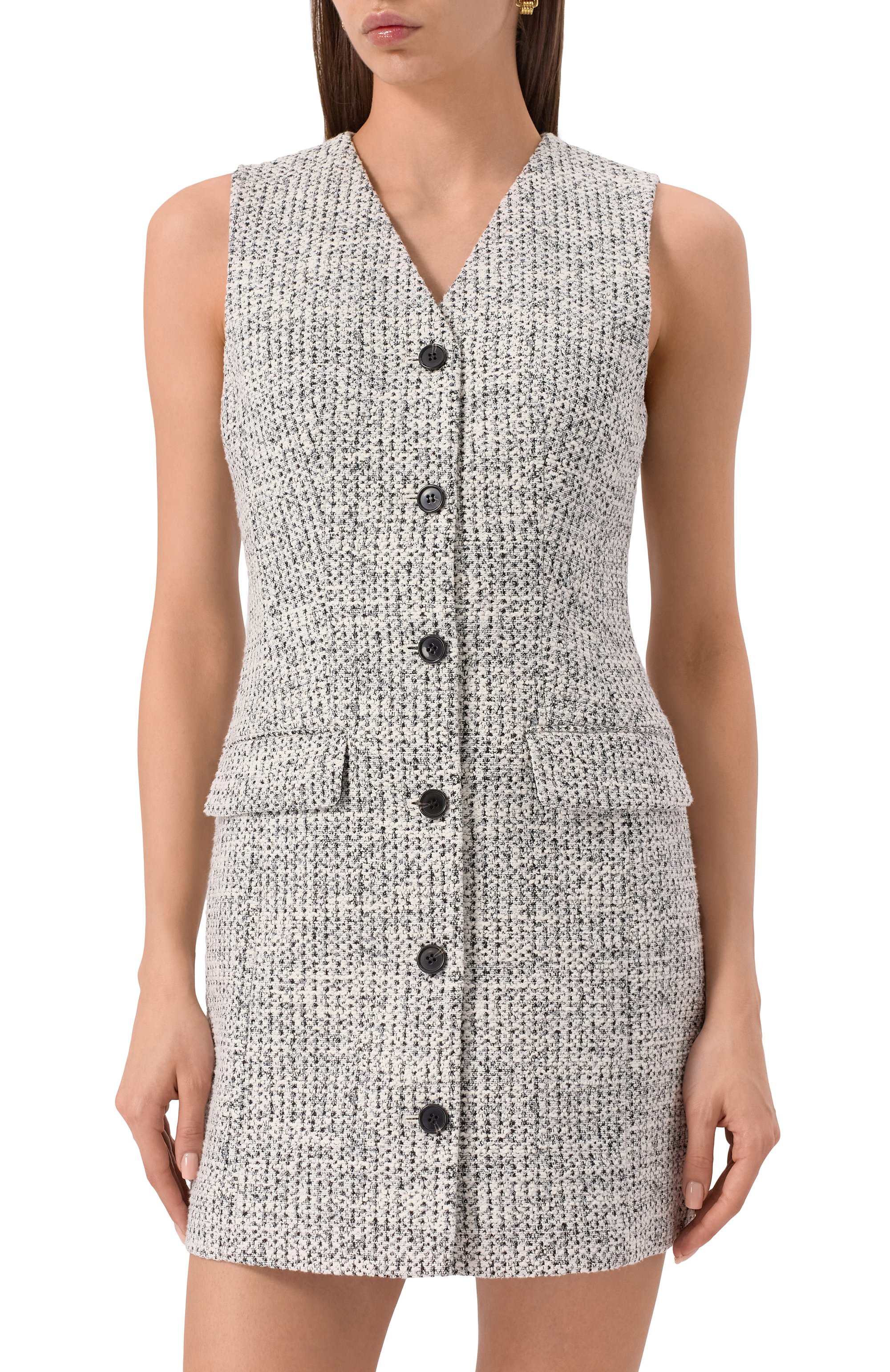 Твидовое платье THEORY, арт. P0105608, фото 3