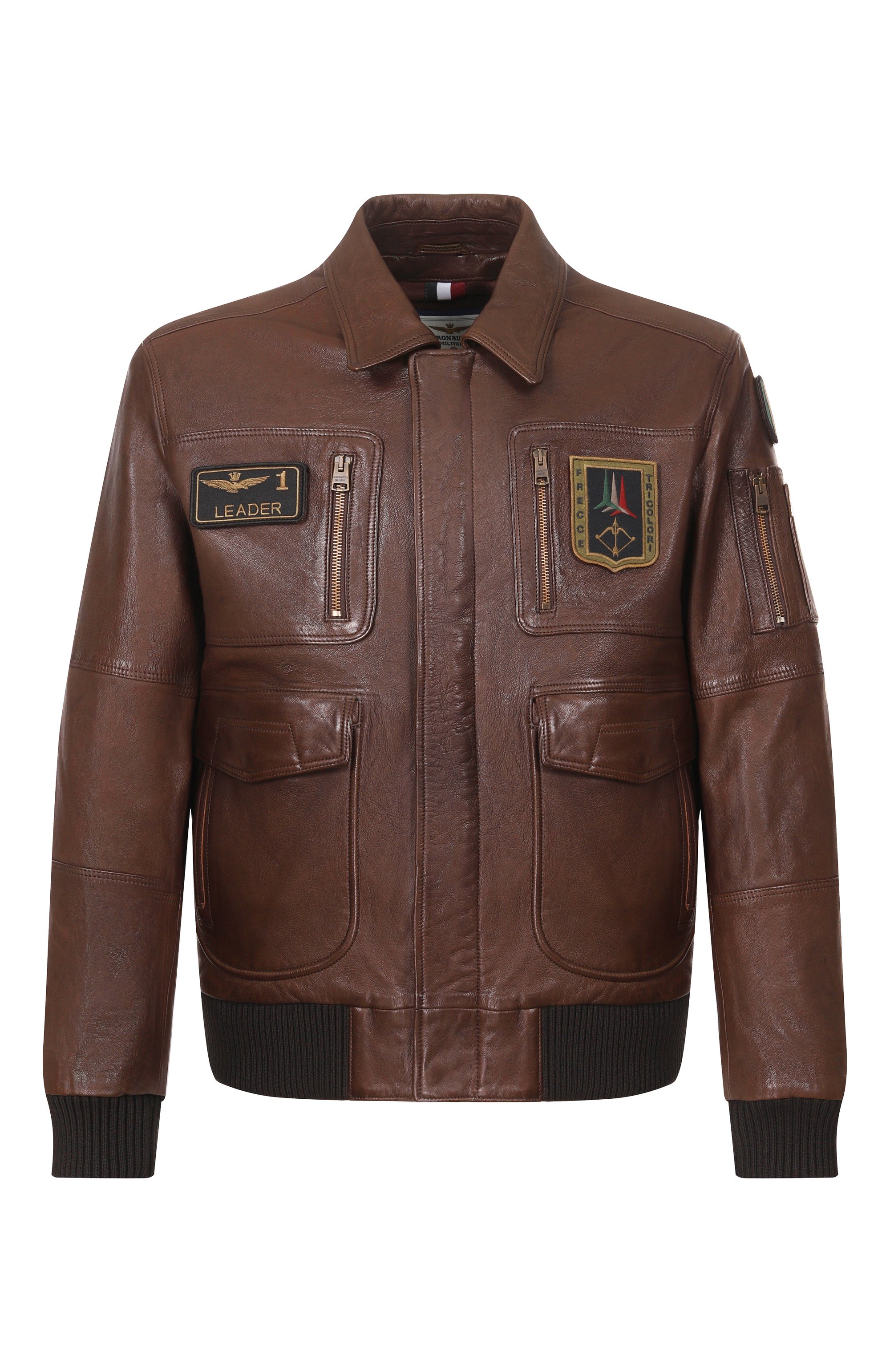 Кожаный бомбер AERONAUTICA MILITARE, арт. PN5058U100839, фото 1