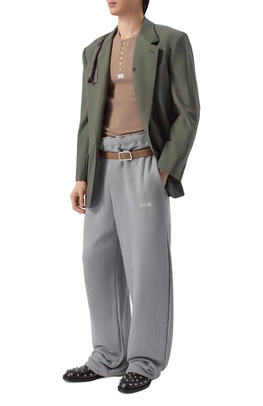 Хлопковая футболка Magliano MGSS26TT01876 Бежевый  MGSS26TT01876 Фото 2