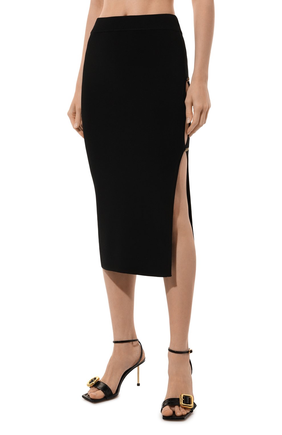 Юбка из вискозы VERSACE JEANS COUTURE, арт. 77HAEMB1/CM61H, фото 3