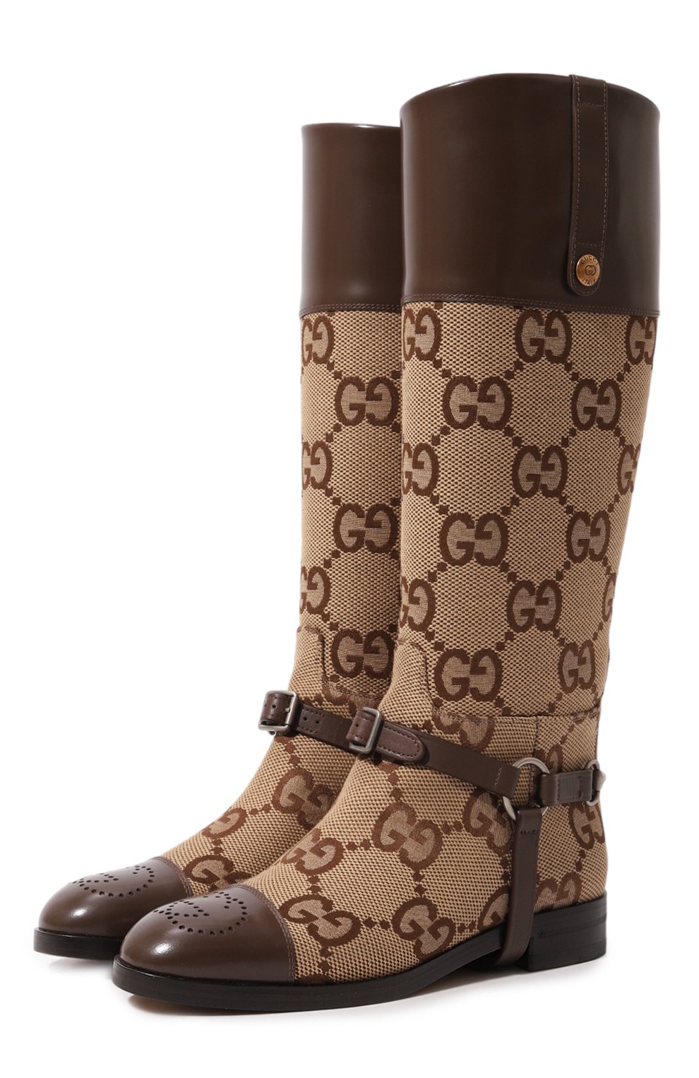 Комбинированные сапоги zelda GUCCI, арт. 674673 UKO50, фото 1