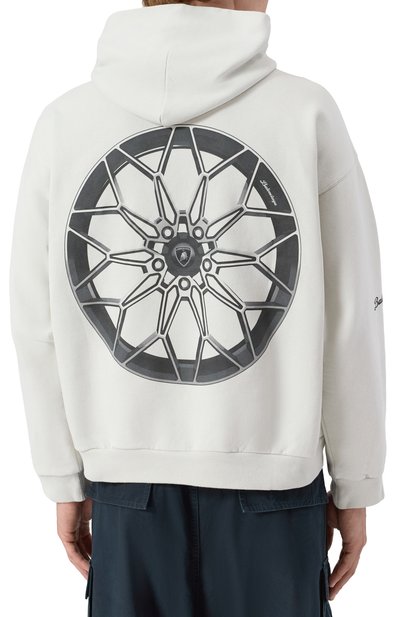 Хлопковое худи balenciaga x automobili lamborghini BALENCIAGA, арт. 767877/TSVT9, фото 4