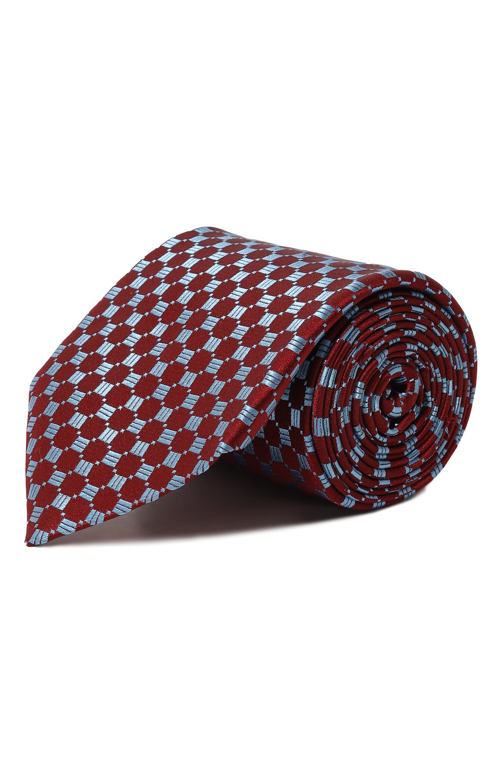 Шелковый галстук ZILLI бордового цвета по цене 32350 руб., арт. 55021, фото 1 Шелковый галстук ZILLI, арт. 55021, фото 1