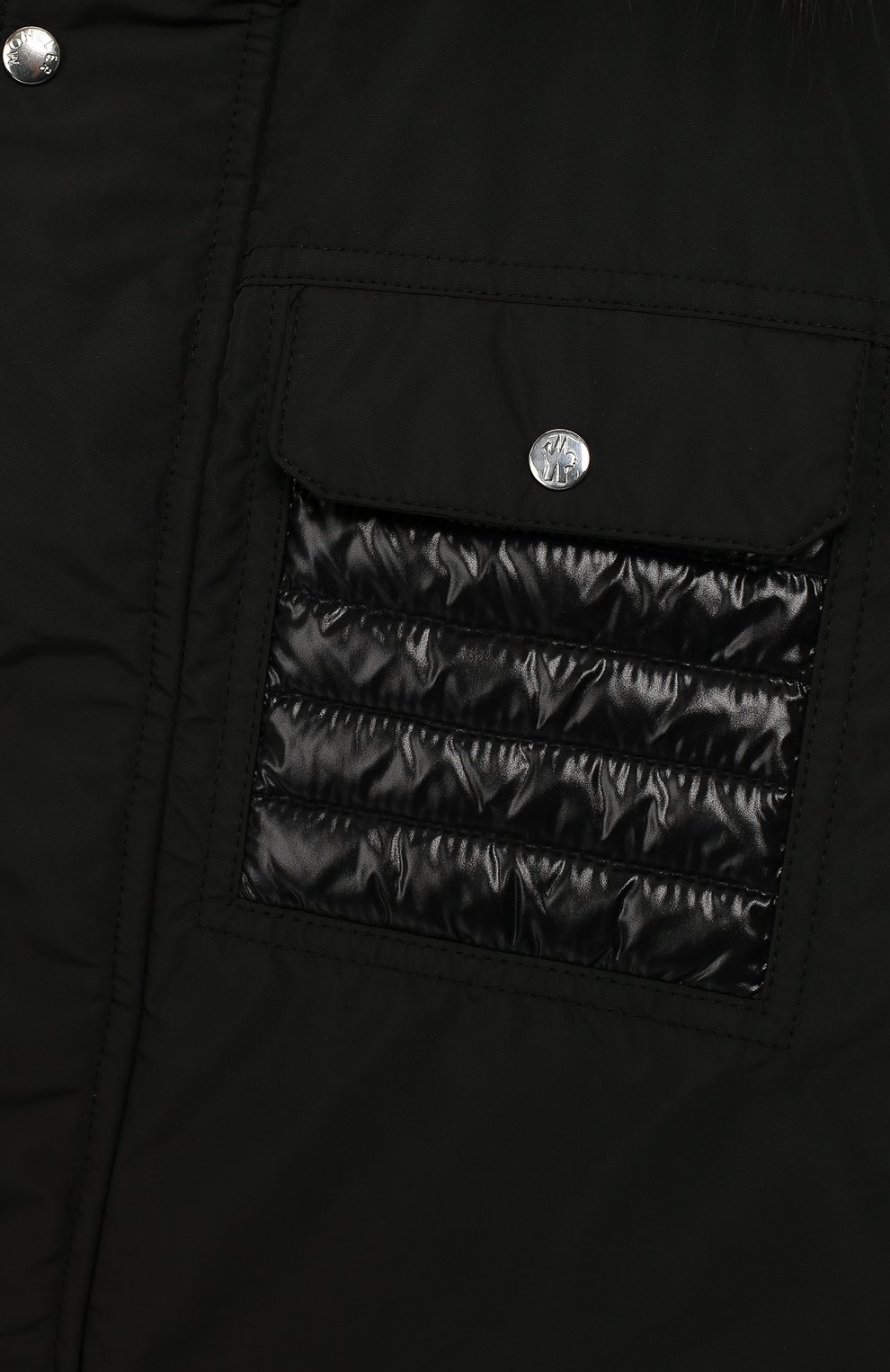 Пуховая куртка с меховой отделкой MONCLER ENFANT, арт. D2-954-42349-25-57244/4-6A, фото 3