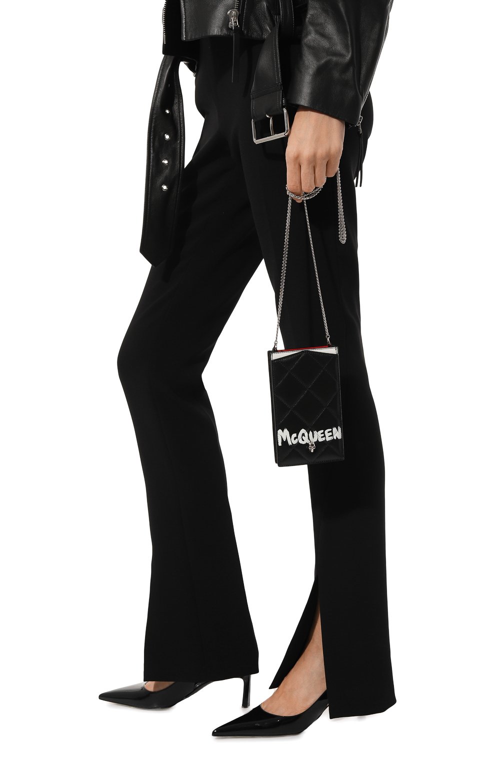 Кожаный чехол для телефона ALEXANDER MCQUEEN, арт. 632035/C8Z50, фото 2