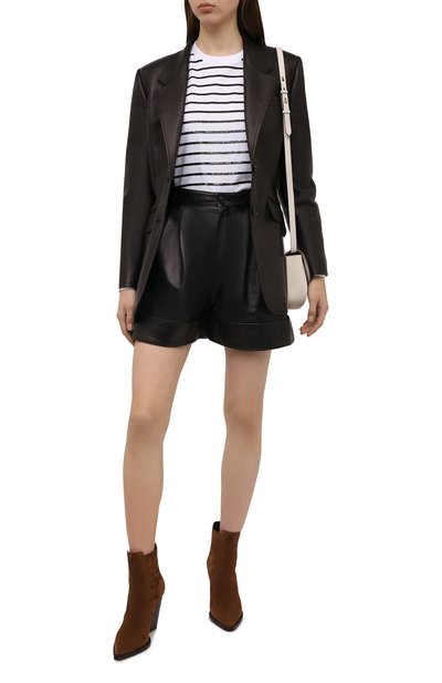 Кожаный жакет MIU MIU, арт. MPG457-038-F0002, фото 2