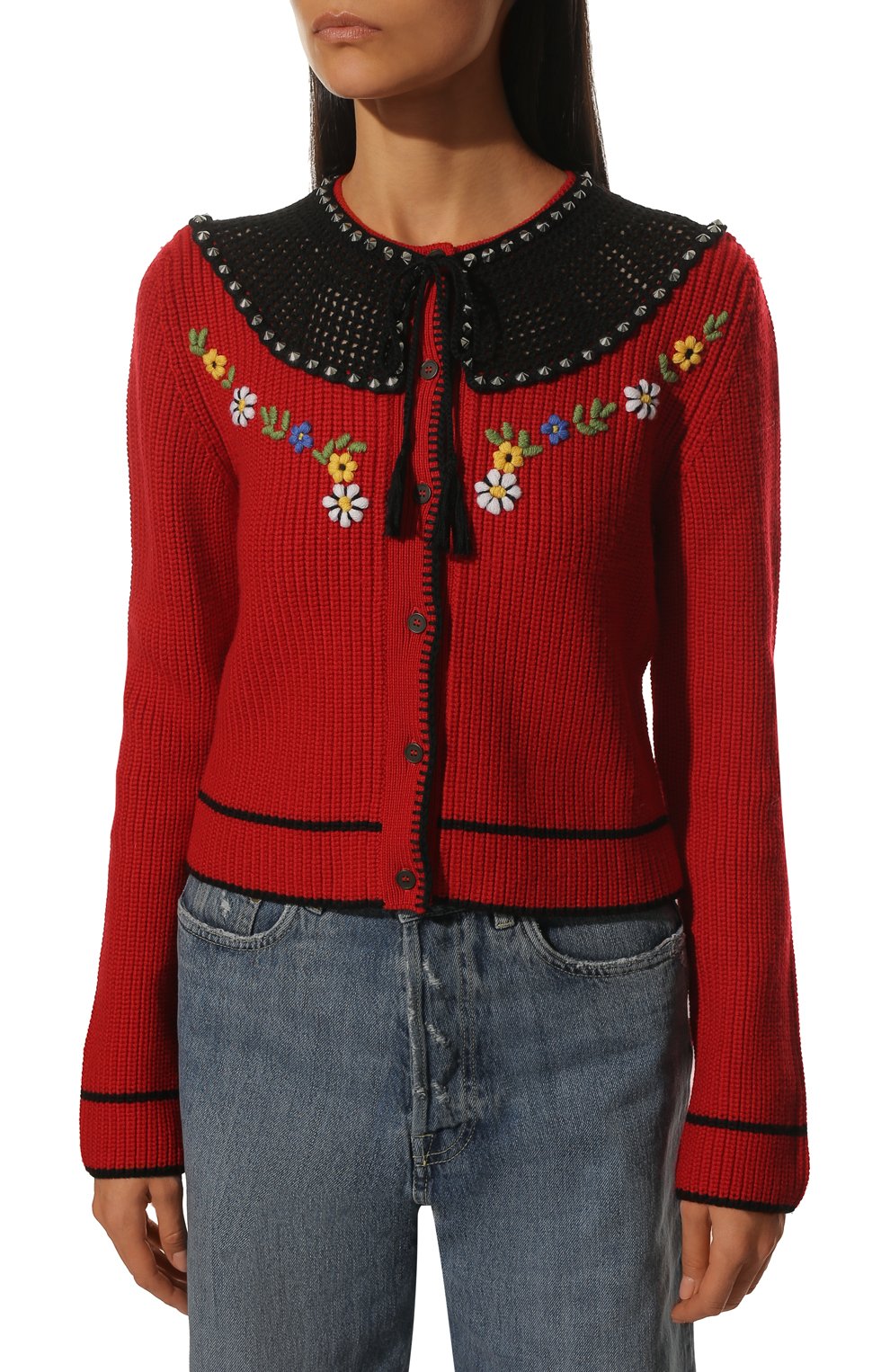 Шерстяной кардиган MIU MIU, арт. MMF555-1Z3M-F0011, фото 3