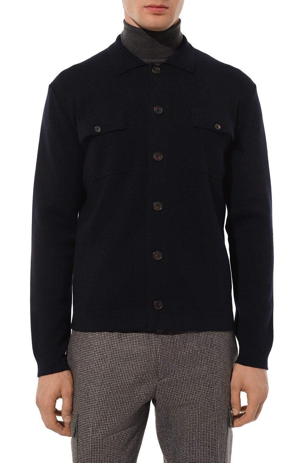 Шерстяная рубашка CORNELIANI, арт. 94M589-9425164, фото 3