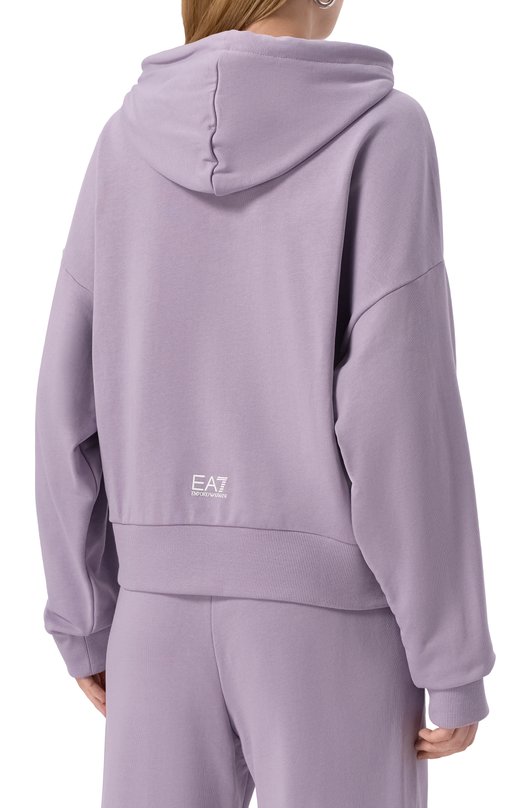 Хлопковый костюм EA7 7W000110/AF12473 Сиреневый  7W000110/AF12473 Фото 3