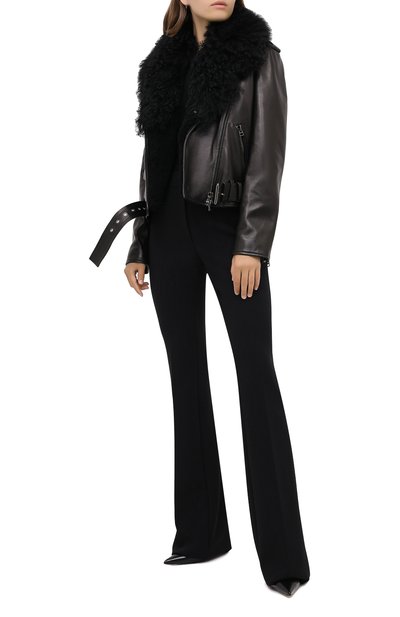 Шерстяные расклешенные брюки со стрелками TOM FORD, арт. PAW159-FAX431, фото 3