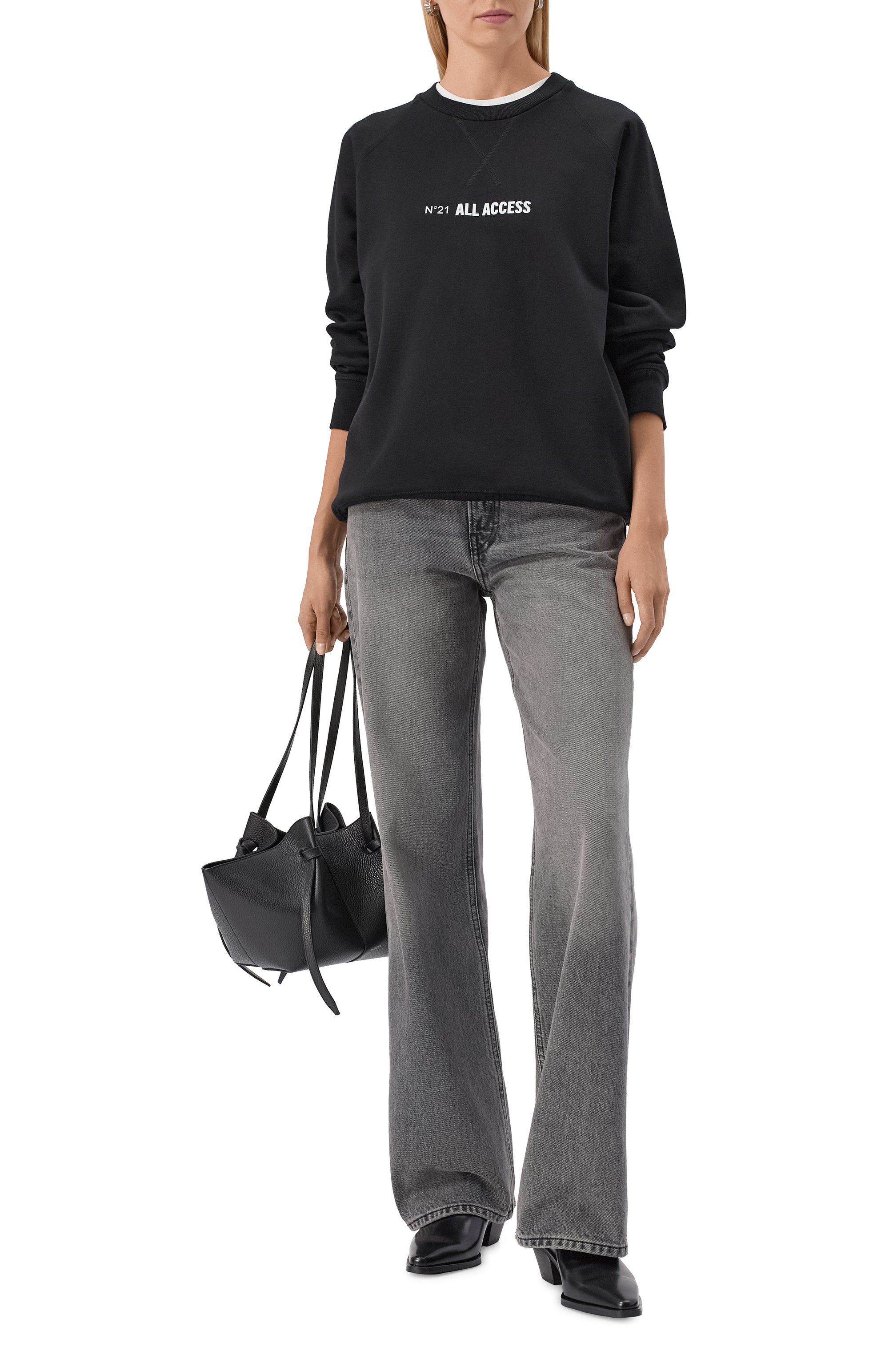 Хлопковый свитшот N21, арт. E042/6329, фото 2