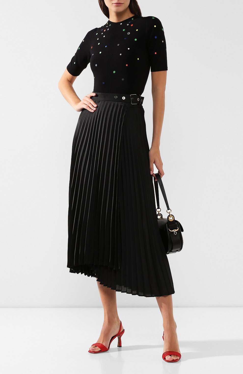 Топ GIORGIO ARMANI черного цвета по цене 106500 руб., арт. 6GAM03/AM10Z, фото 2 Топ GIORGIO ARMANI, арт. 6GAM03/AM10Z, фото 2
