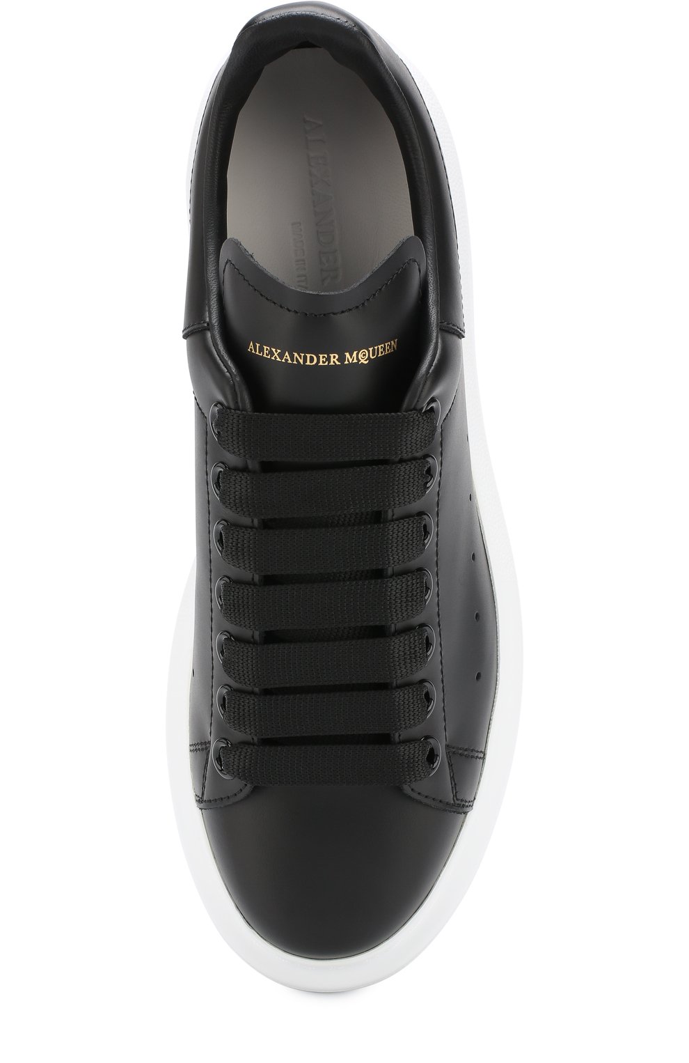 Кожаные кеды ALEXANDER MCQUEEN, арт. 462214/WHGP0, фото 5