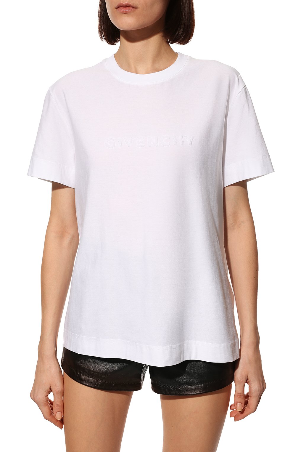 Хлопковая футболка GIVENCHY, арт. BW707Z30NH, фото 3