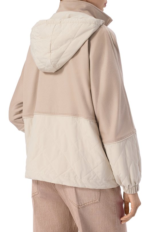 Комбинированная ветровка Kiton D61623K03942 Бежевый  D61623K03942 Фото 4