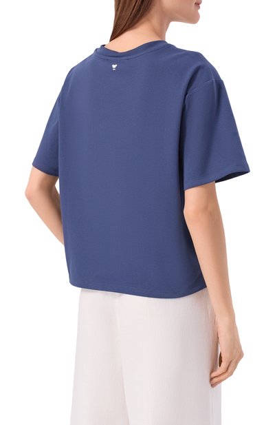 Хлопковая футболка WEEKEND MAX MARA, арт. WKDSABAT0, фото 4
