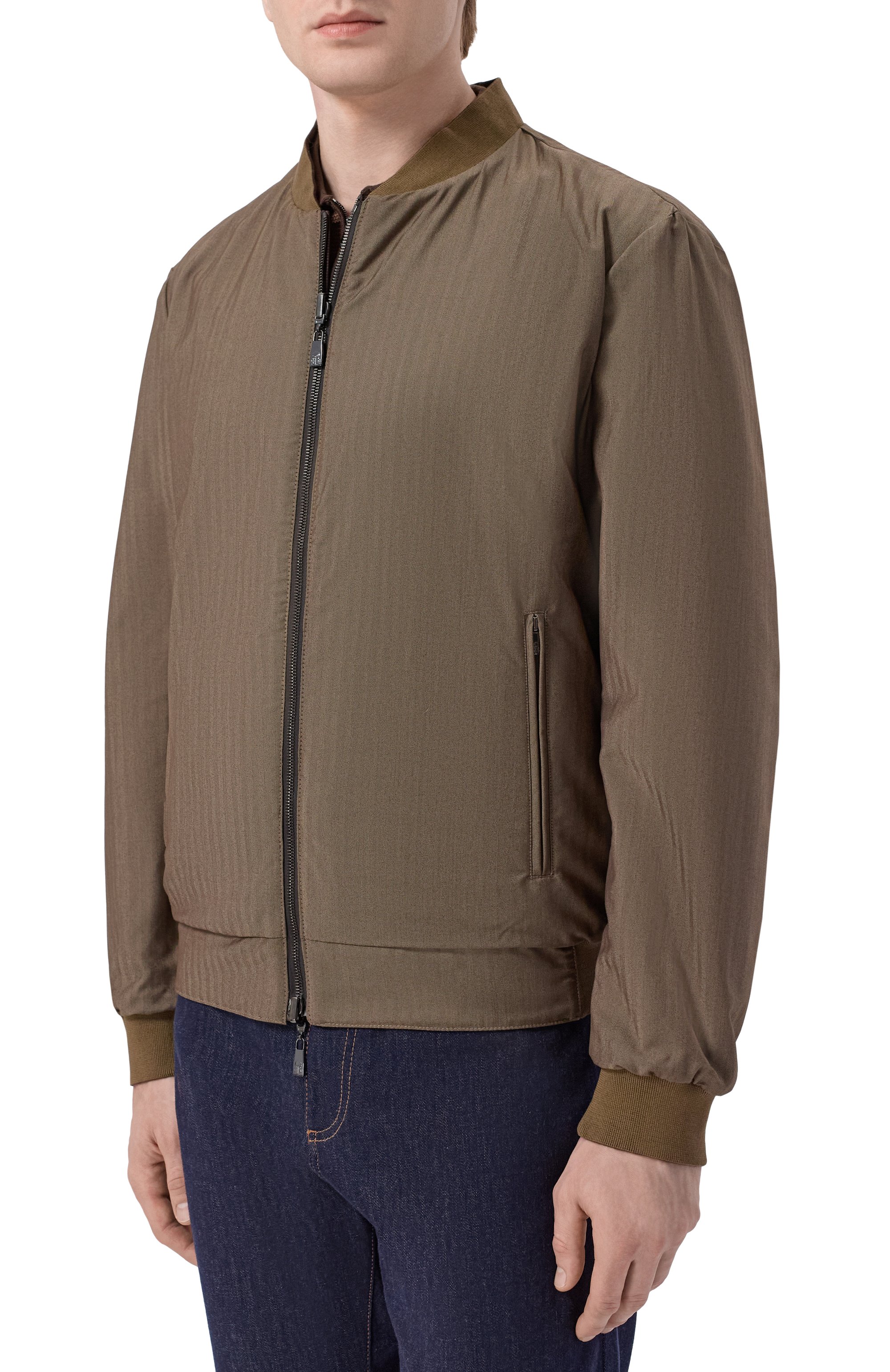 Двусторонний кожаный бомбер CORNELIANI, арт. 27L5W3/2720175, фото 6