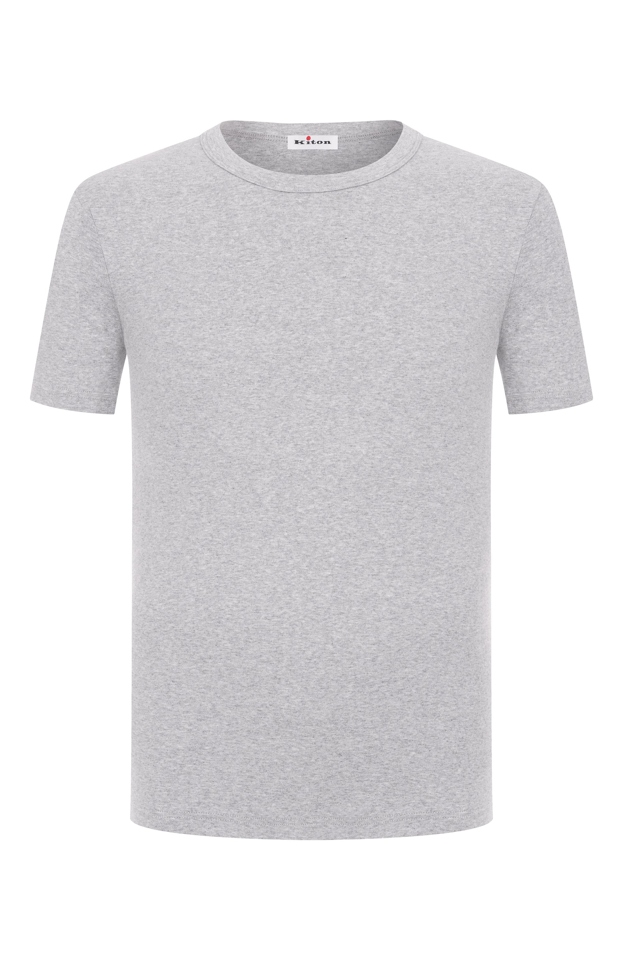 Хлопковая футболка KITON, арт. UNWM008K0275H04, фото 1
