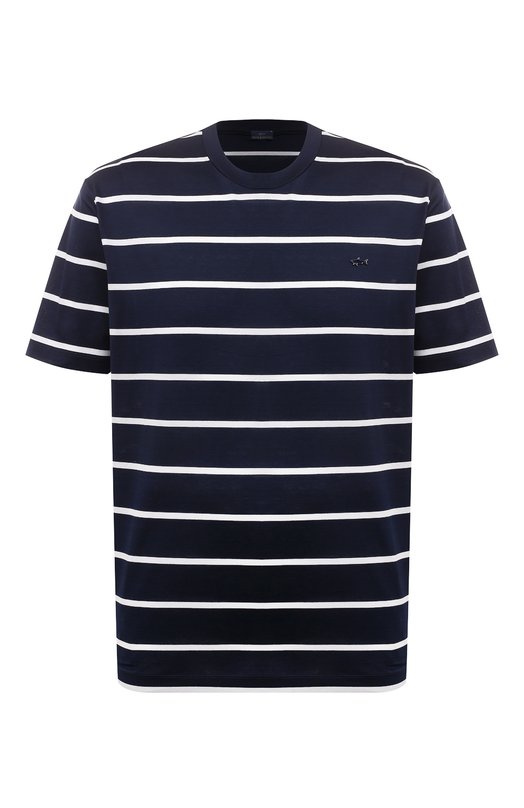 Хлопковая футболка Paul&Shark 24411056/3XL-6XL Синий 24411056/3XL-6XL