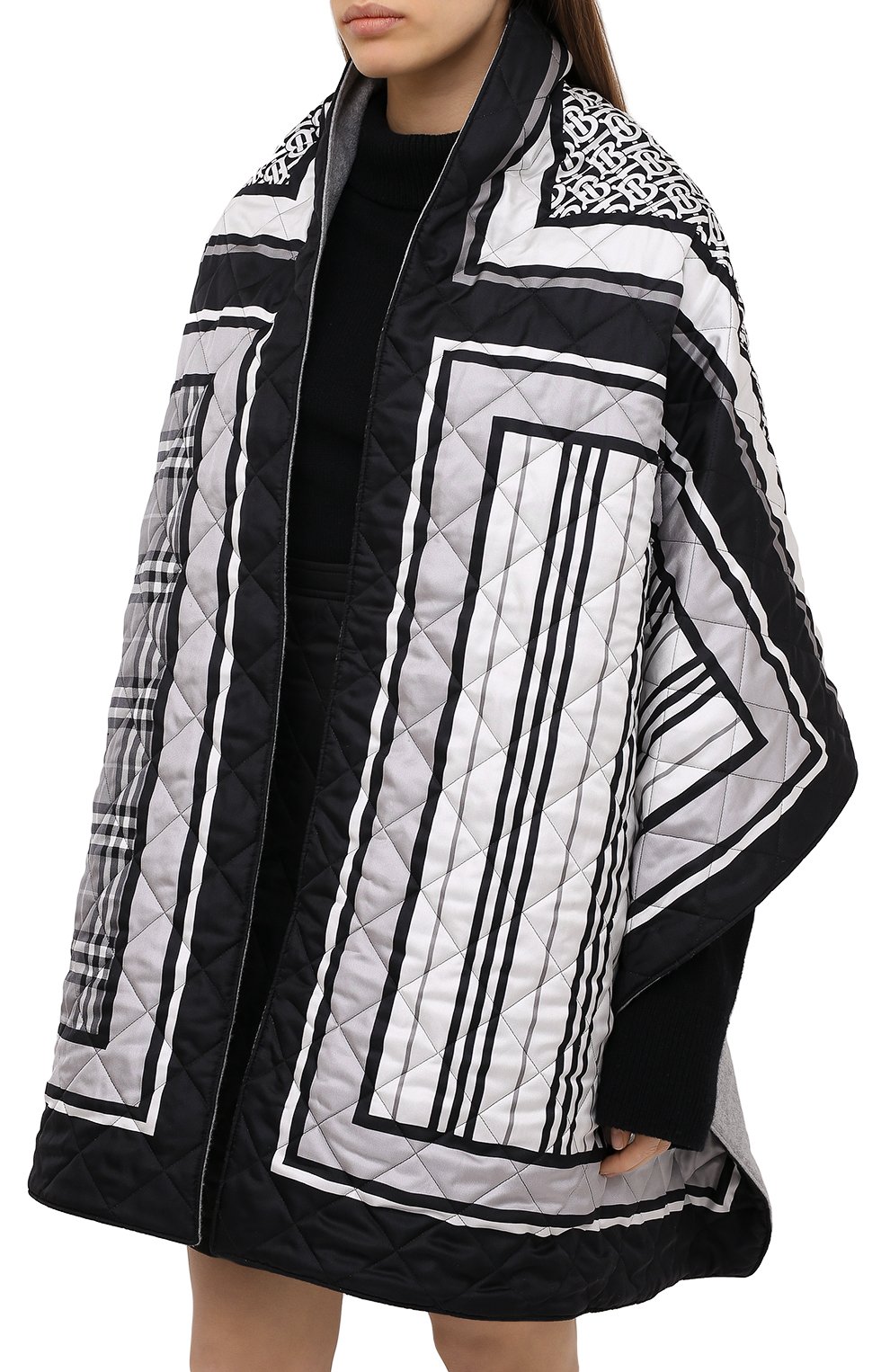 Шерстяная накидка BURBERRY, арт. 8033674, фото 6