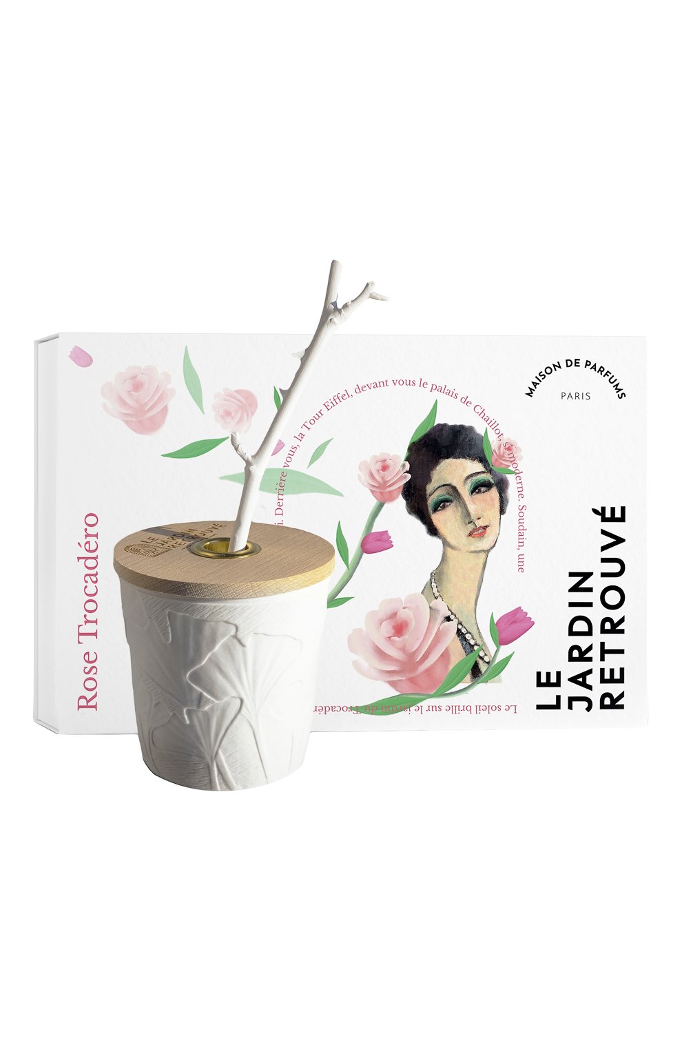 Диффузор rose trocadéro (125ml) LE JARDIN RETROUVE, арт. 3760342760112, фото 2