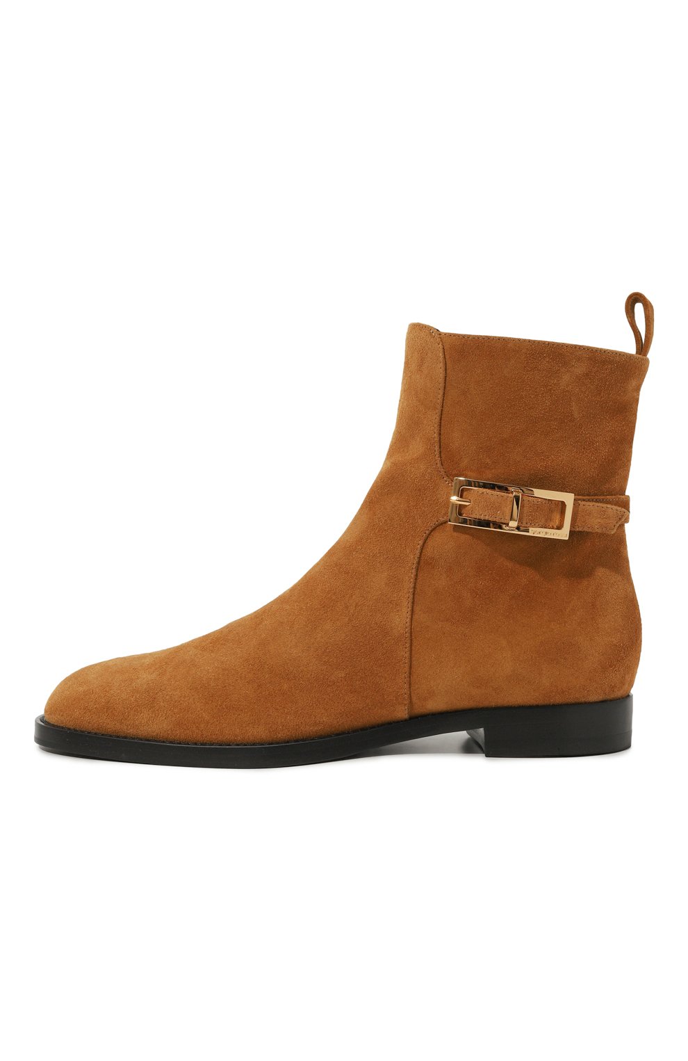 Замшевые ботинки sr nora SERGIO ROSSI светло-коричневого цвета по цене 123500 руб., арт. B09400/MCRM13, фото 4 Замшевые ботинки sr nora SERGIO ROSSI, арт. B09400/MCRM13, фото 4